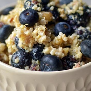 Breakfast Grain Salad with Blueberries, Hazelnuts & Lemon recipes