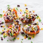 Vegan Stuffed Sweet Potatoes