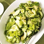Avocado and cucumber salad