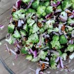 Raw Broccoli Salad