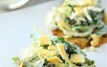 Keto Caesar Salad Slaw Canned Chicken Crust Pizza