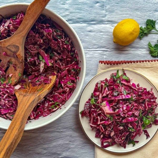 Turkish Red Cabbage Salad