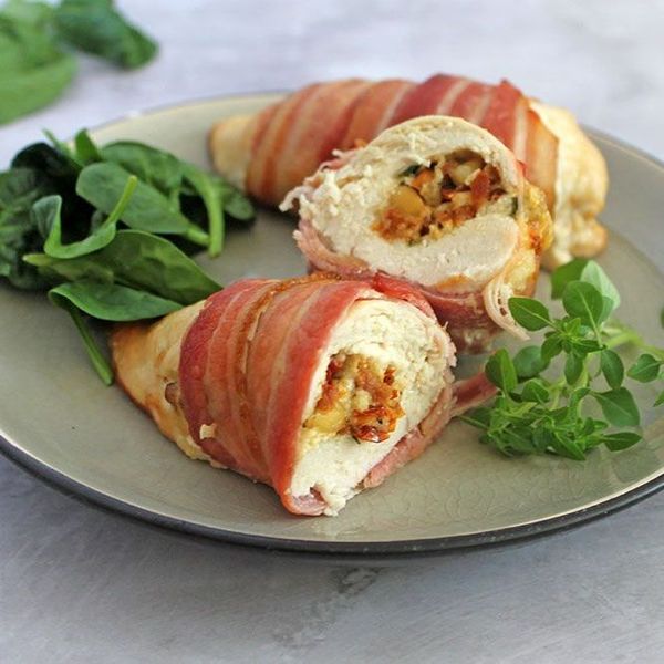 Keto Parmesan Stuffed Chicken