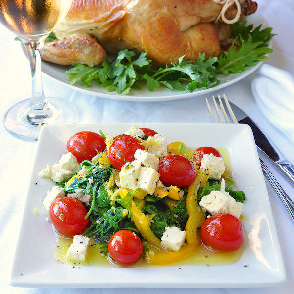 Warm Kale Salad with Lemon & Honey