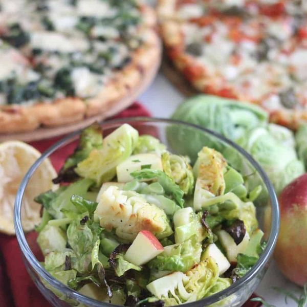 Roasted Brussels Sprouts and Apple Salad