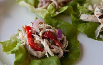 Lemony Chicken Salad Wraps