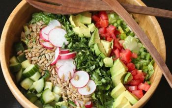Chopped Salad with Avocado and Radish