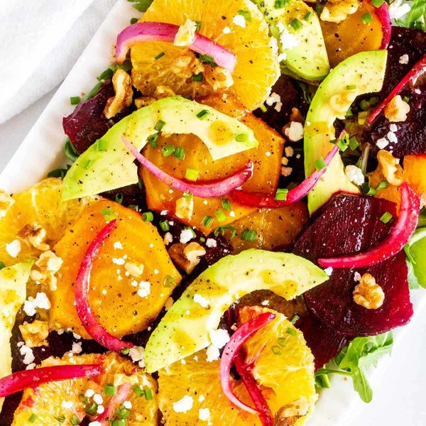 Beet Orange Salad with Avocado