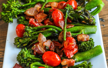Bacon Broccolini Charred Salad
