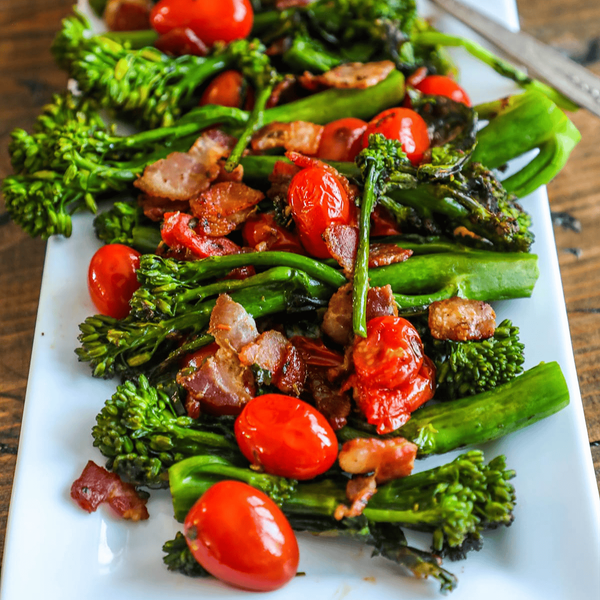 Bacon Broccolini Charred Salad