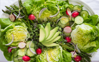 Avocado & Asparagus Green Salad