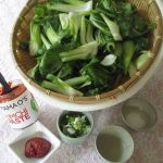 Baby Bok Choy Salad with Mama O’s Kimchi Paste