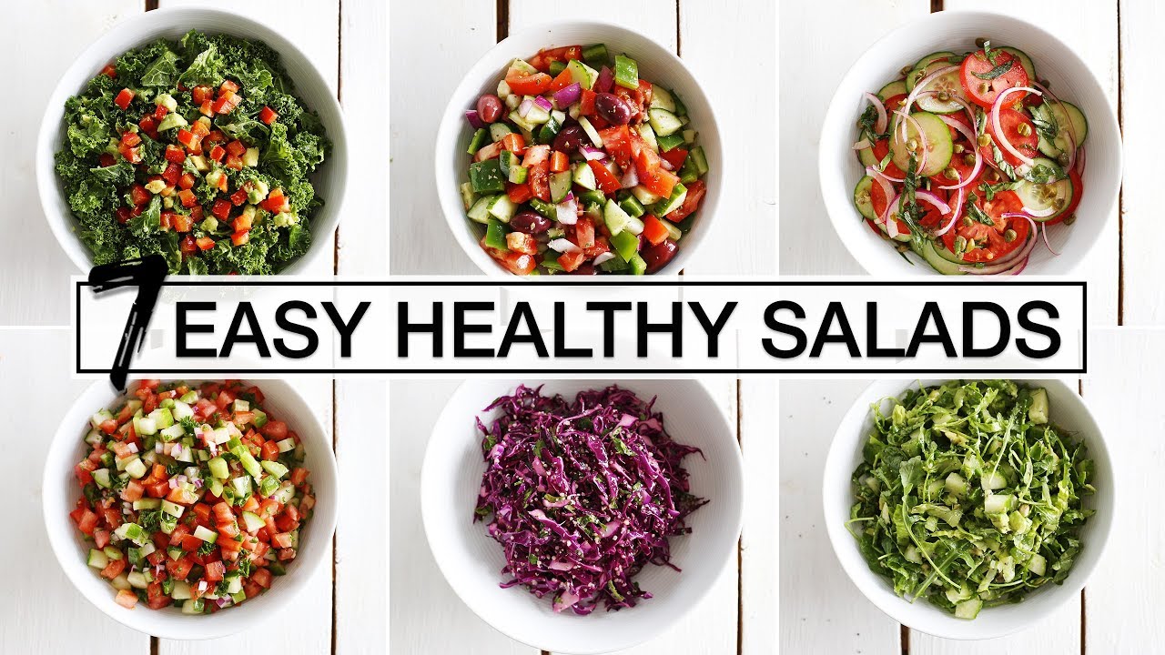 7 EASY + HEALTHY SALADS FOR EVERY DAY OF THE WEEK | Fablunch