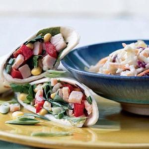 Turkey-Vegetable Wraps