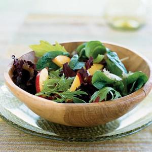 Mixed Greens And Nectarine Salad