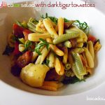 Multicolor Salad with Wild Rocket and Dark Tiger Tomatoes