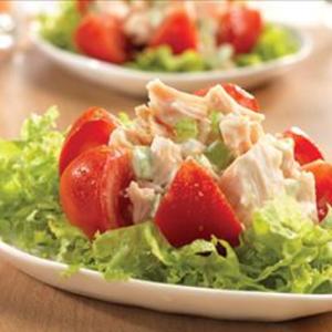 Heart Healthy Chicken Salad Stuffed Tomatoes