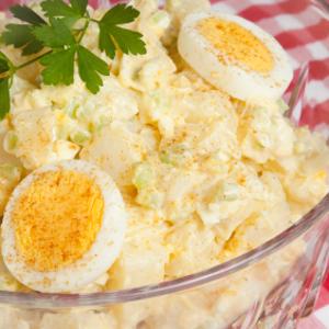 Potato Salad with hardboiled eggs