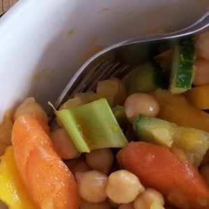 South Indian Chickpea Salad