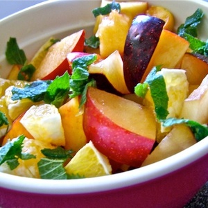 Summer stone fruit salad