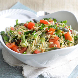 asparagus orzo salad
