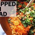 Chopped Thai Kale Salad (low carb + gluten free + vegan)