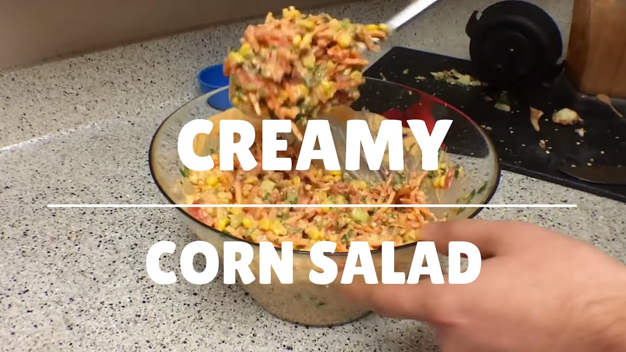 CREAMY CORN SALAD | THE RAW BOY RAW VEGAN RECIPES