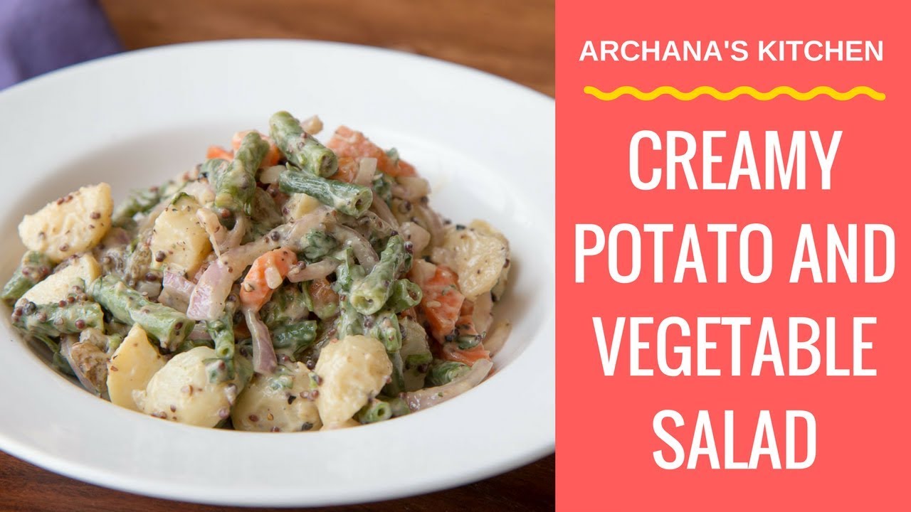 Creamy Potato & Veggie Salad – Salad Recipes by Archana’s Kitchen