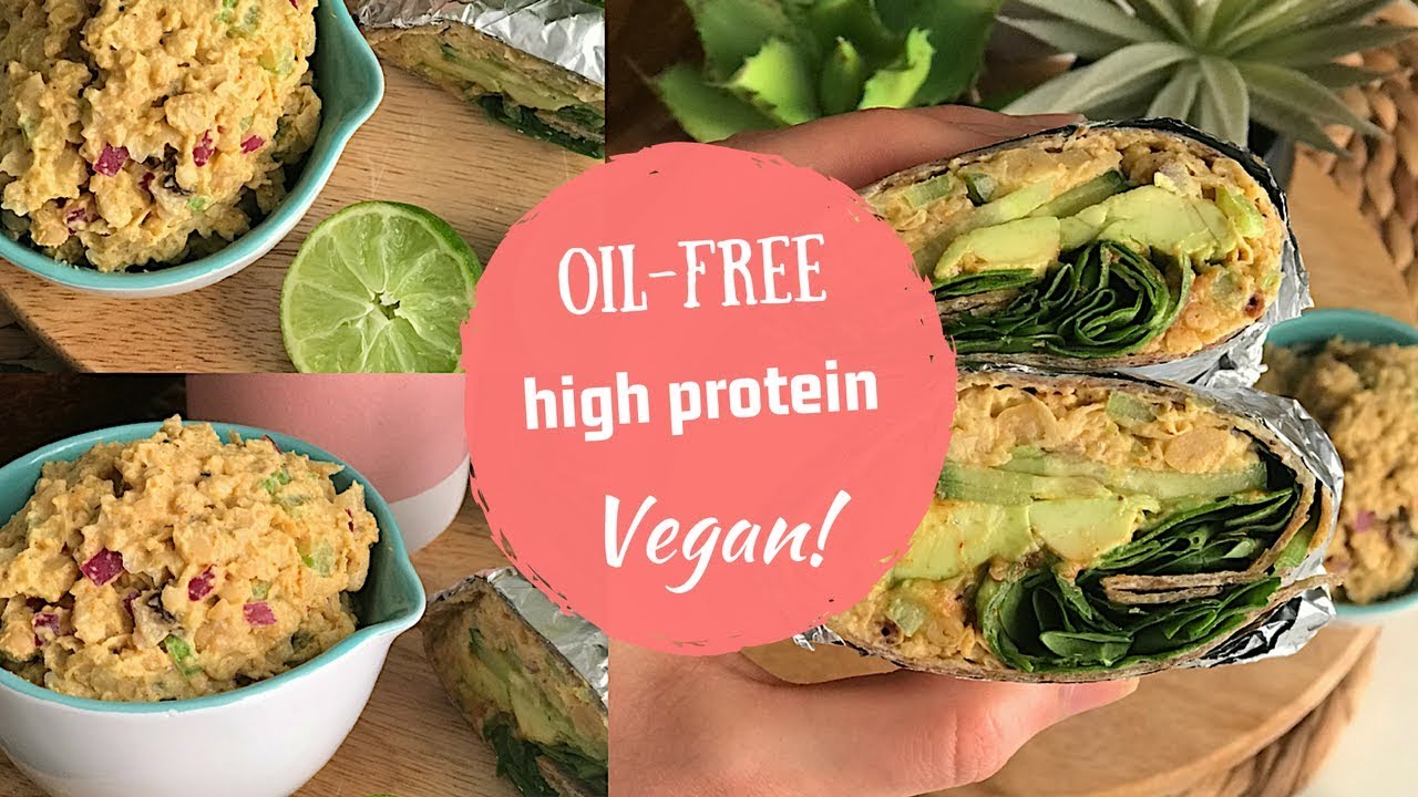 Curry Chickpea Salad Recipe – Oil Free + VEGAN