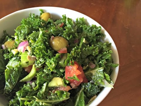 Easy & Delicious Kale Salad Recipe | Brown Vegan