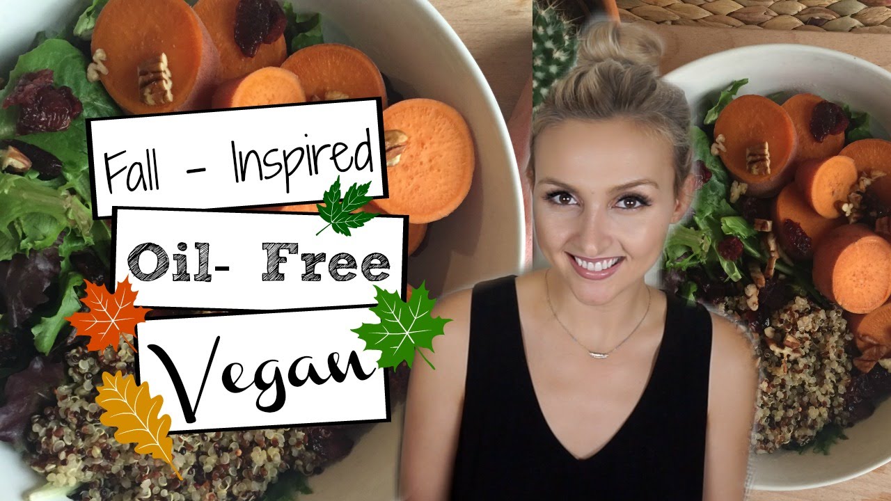 Healthy Fall Salad Recipe w/ DIY Orange Thyme Dressing | Oil-Free VEGAN |
