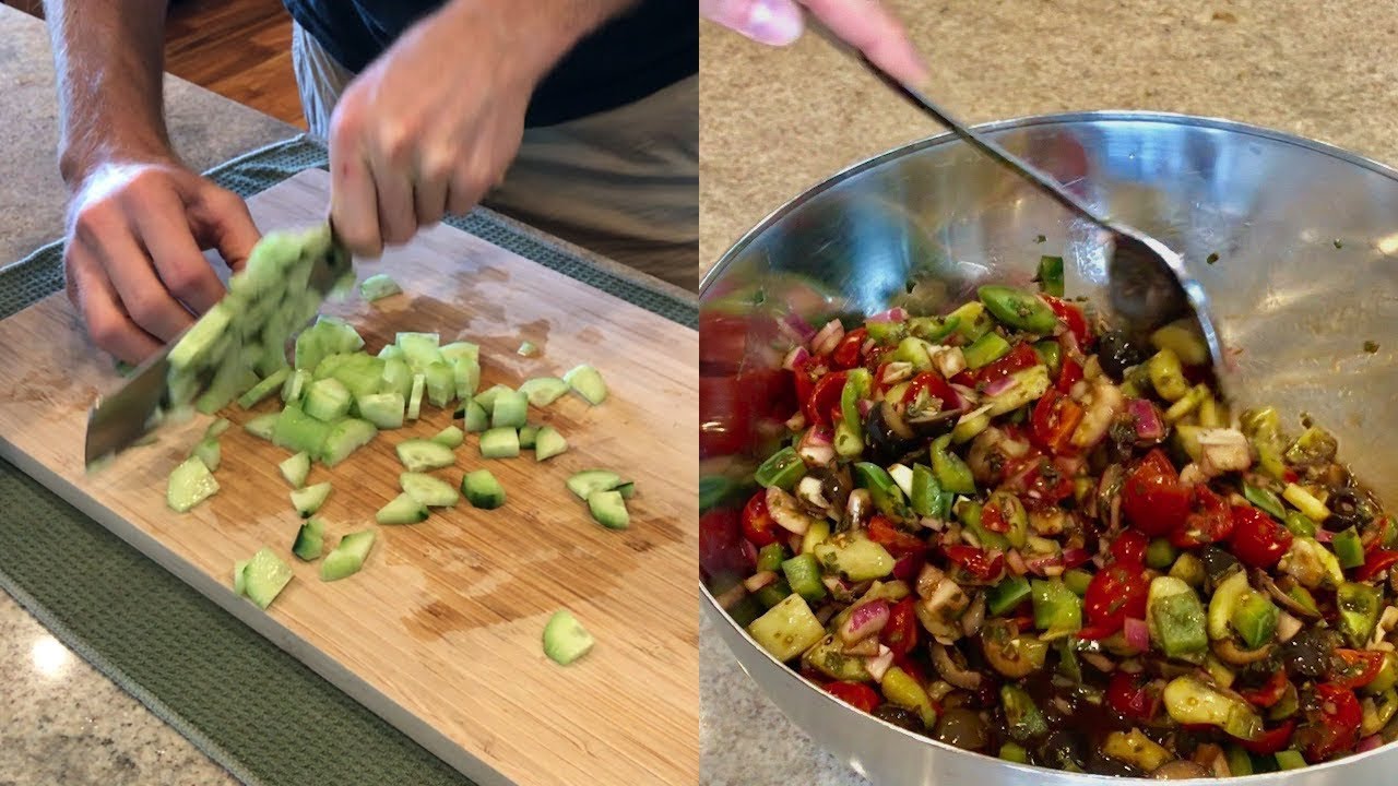 Healthy Vegan Recipes – OIL FREE VEGGIE SALAD