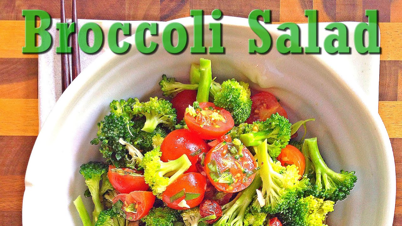 Raw Vegan Summer Recipe Fresh Broccoli Salad