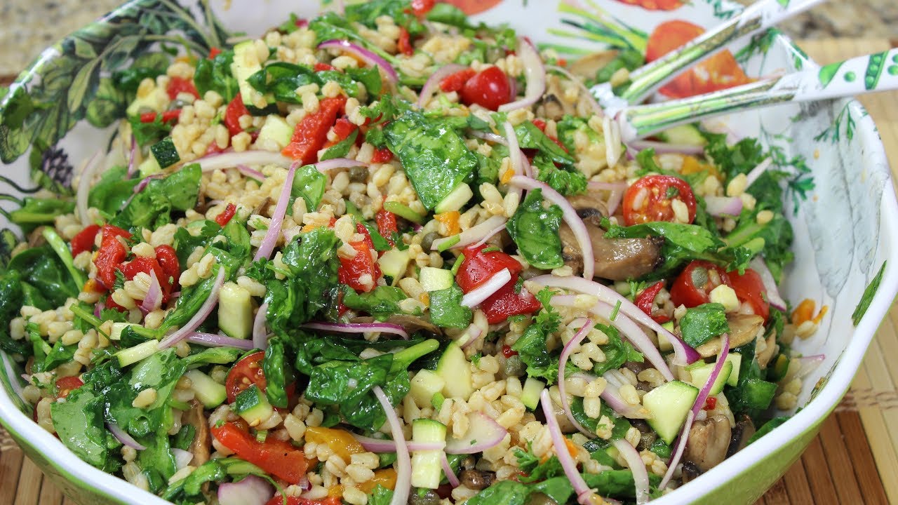 Super Healthy Farro Salad!