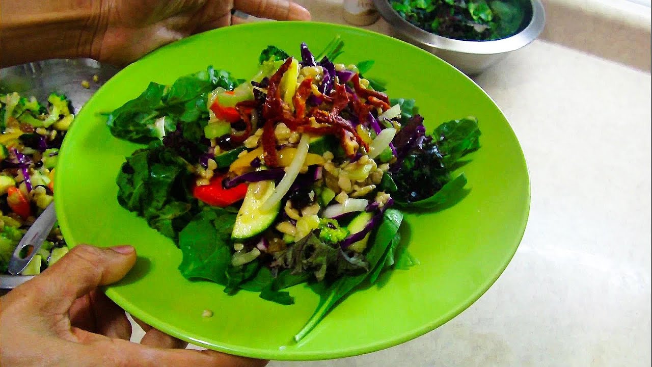 Vegan Raw Tempeh Salad Recipe