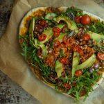VEGAN SALAD PIZZA | THE HAPPY PEAR