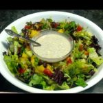 Veggie Salad with Instant Homemade Dressing