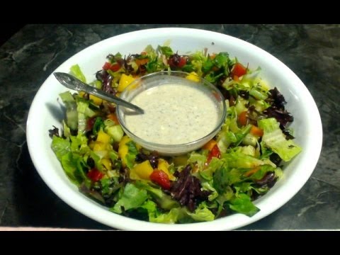 Veggie Salad with Instant Homemade Dressing
