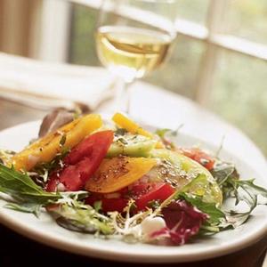Kaleidoscope Tomato Salad With Balsamic-Olive Vinaigrette
