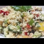 couscous salad recipe | Healthy lunch recipe | How to make couscous salad | vegan salad | vegetarian