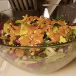 Crunchy Cabbage Salad With Spicy Peanut Dressing - Vegetarian