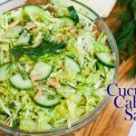 Cucumber and Cabbage Salad