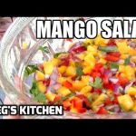 HOW TO MAKE A MANGO SALSA / SALAD - Vegan Paleo Recipe - Greg's Kitchen
