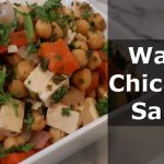 Protein Packed Vegan Chickpea Salad Recipe - with Vegan Feta Cheese