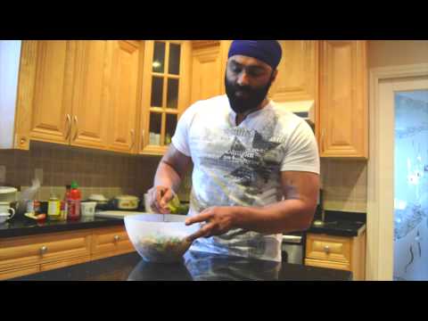 Sexy Salad – High Protein Vegetarian Salad (110g Protein)