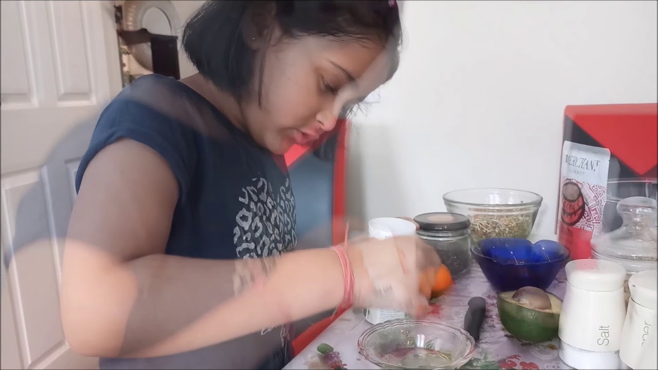 Simple Easy Healthy Vegan Salad – Aarya’s 1st recipe