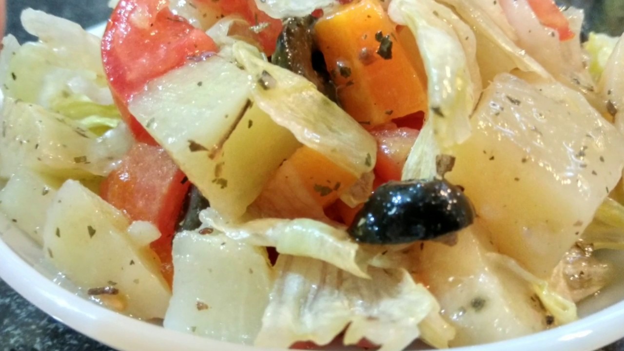 Veg Salad with Mustard dressing| Healthy & tasty|Lunch recipes|Recipe by Aishwarya Sunil Bivalkar