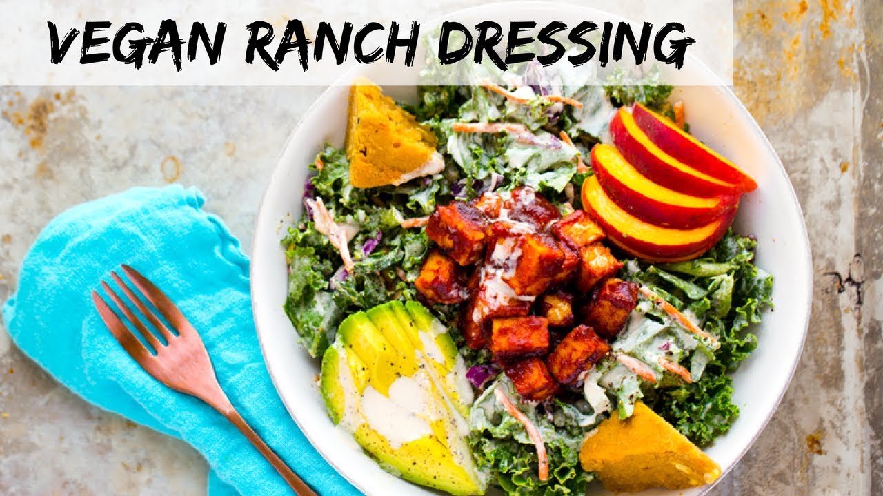 Vegan Ranch Dressing for the best salads ever!
