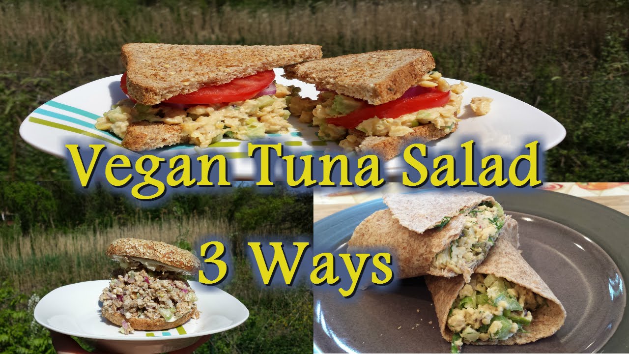 VEGAN TUNA SALAD – 3 WAYS!