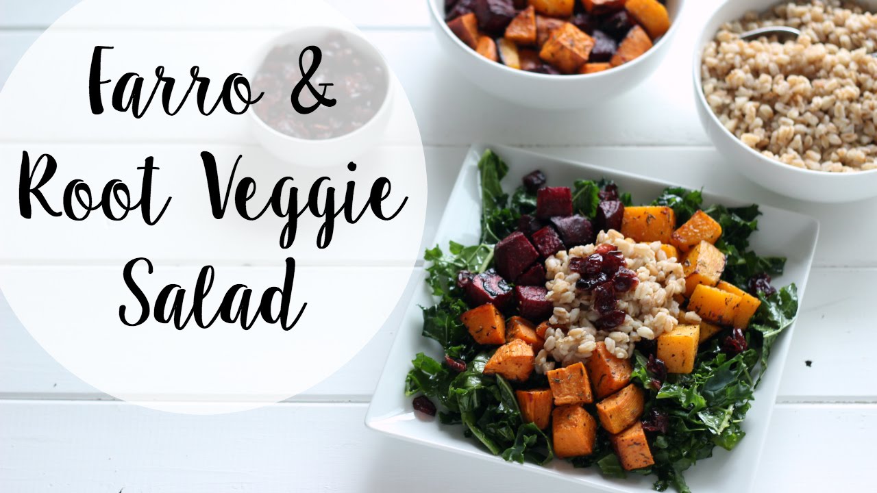 Farro & Root Veggie Salad | A PERFECT Winter Salad